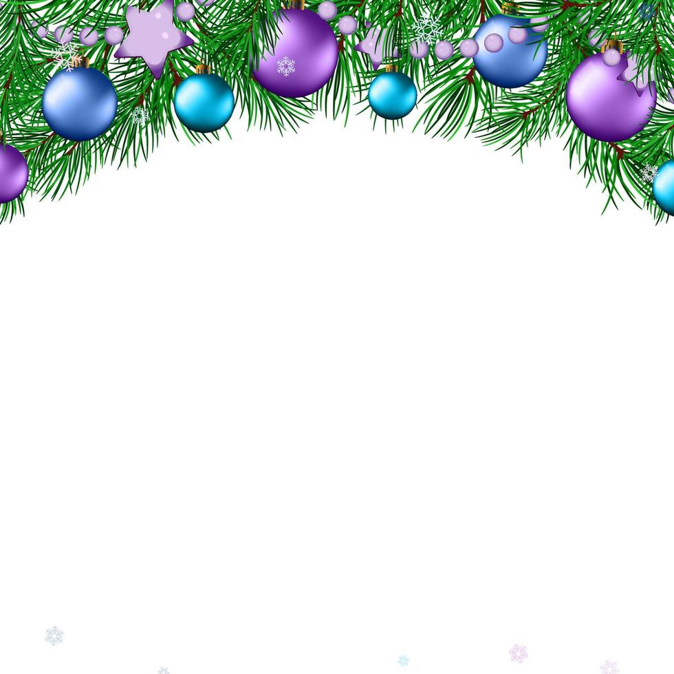 hristmas decoration, frame vector illustration