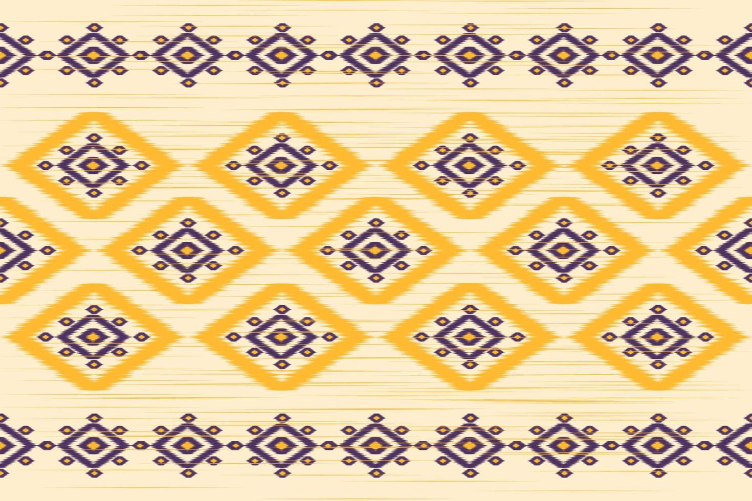 alfombra etnica ikat art. patrón sin costuras en tribal. vector