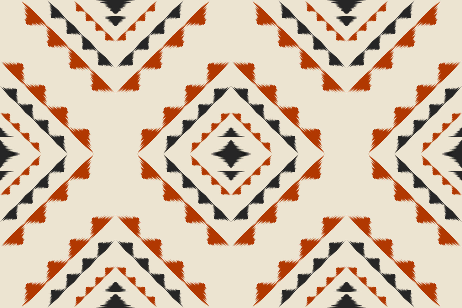 Fabric ikat pattern art. Geometric ethnic seamless pattern traditional ...