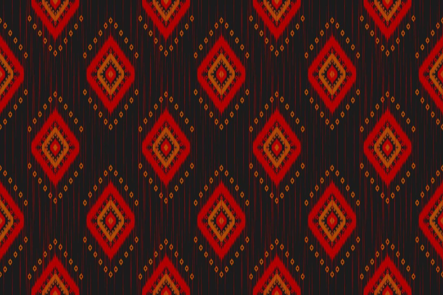 Abstract ethnic ikat art. Seamless pattern in tribal. Aztec geometric ornament print. vector