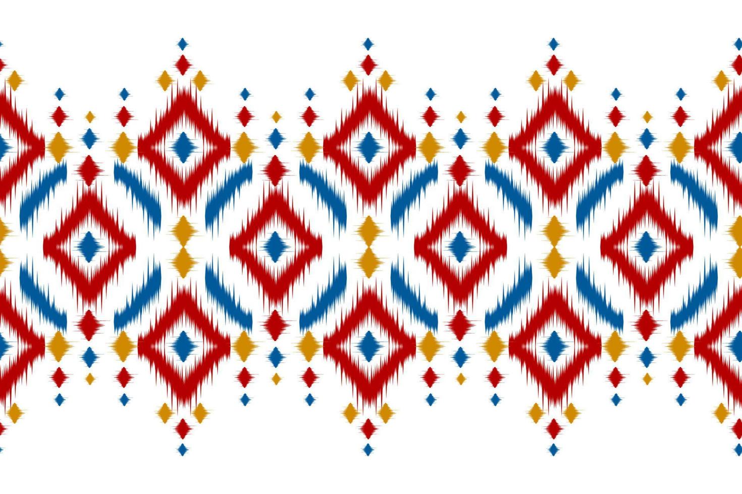 Carpet ethnic ikat art. Seamless pattern in tribal. Aztec geometric ornament print. vector