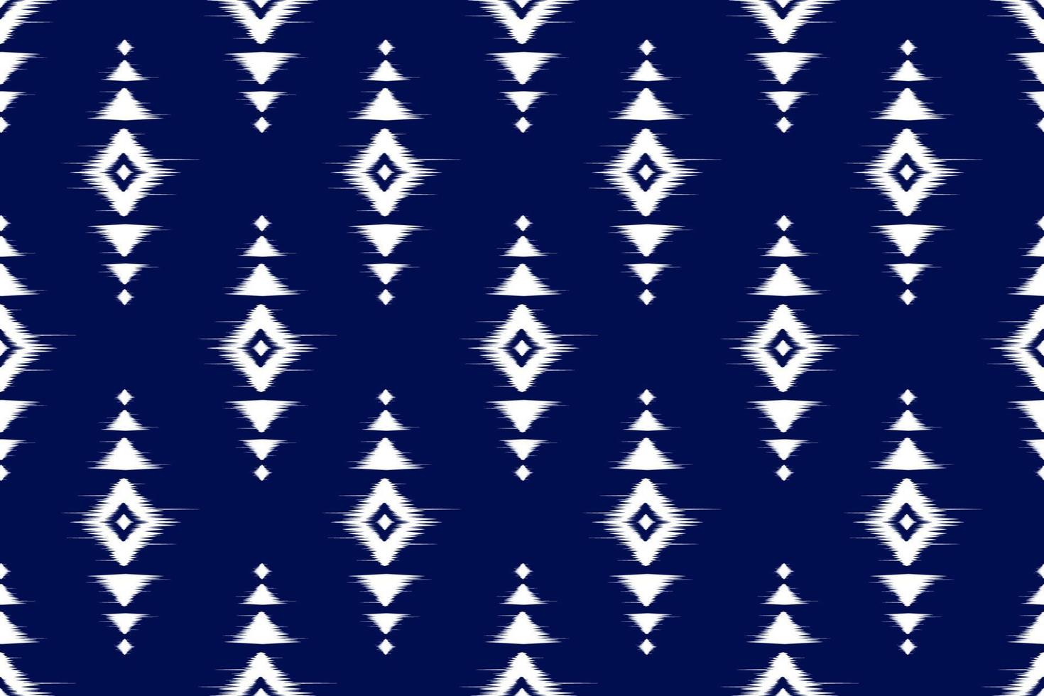 Ethnic ikat seamless pattern in tribal. American, Mexican style. Aztec geometric ornament print. vector