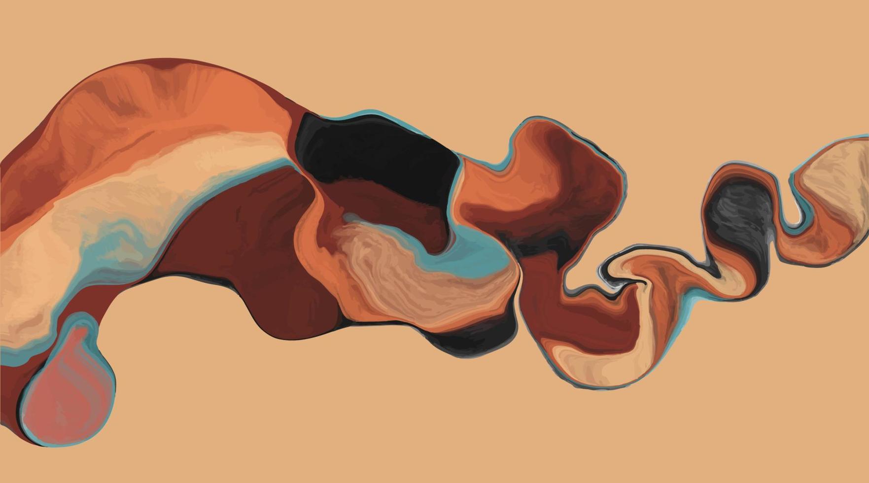 Impresión de fondo de pintura de mármol abstracto líquido con textura de salpicadura de brillo púrpura y dorado. vector