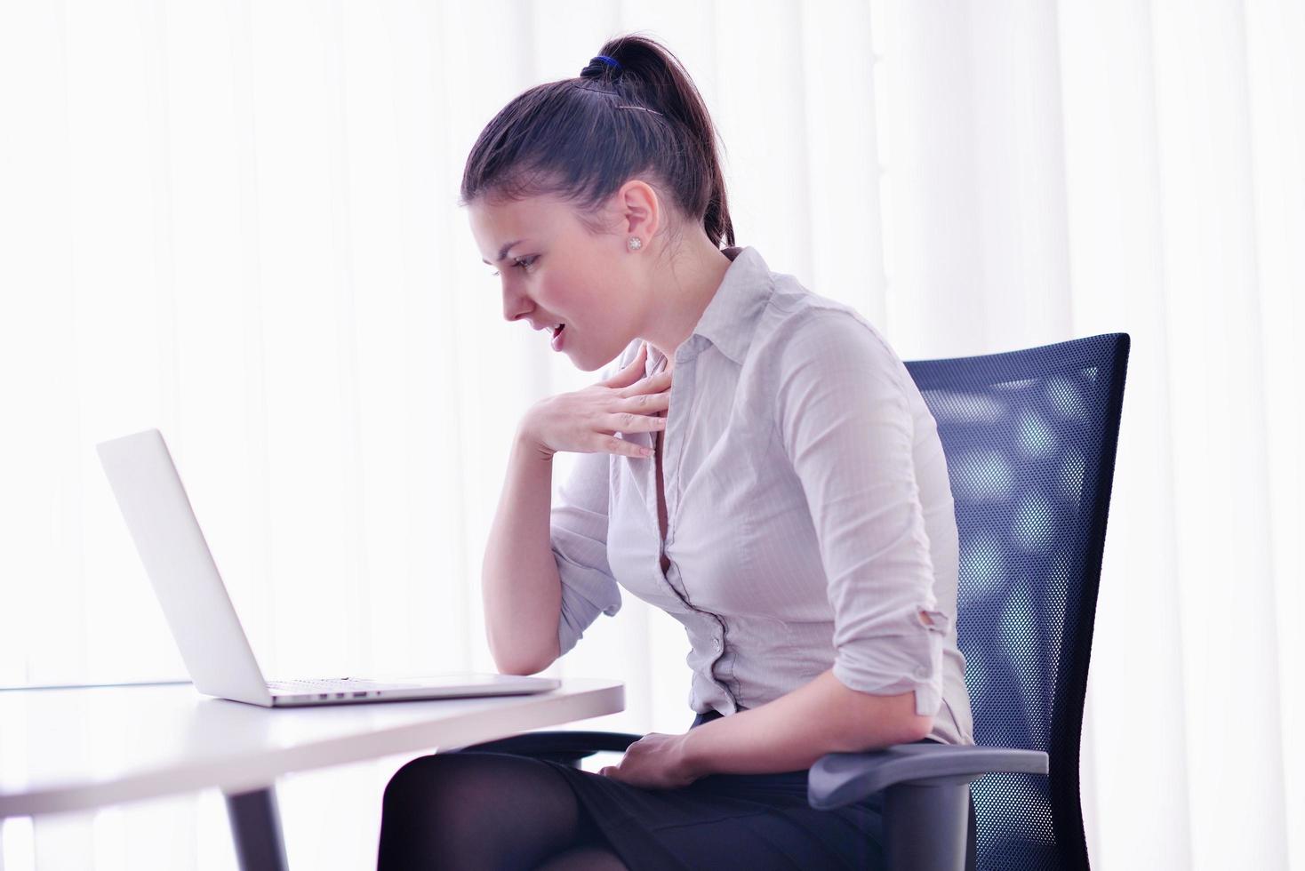business woman at  office photo