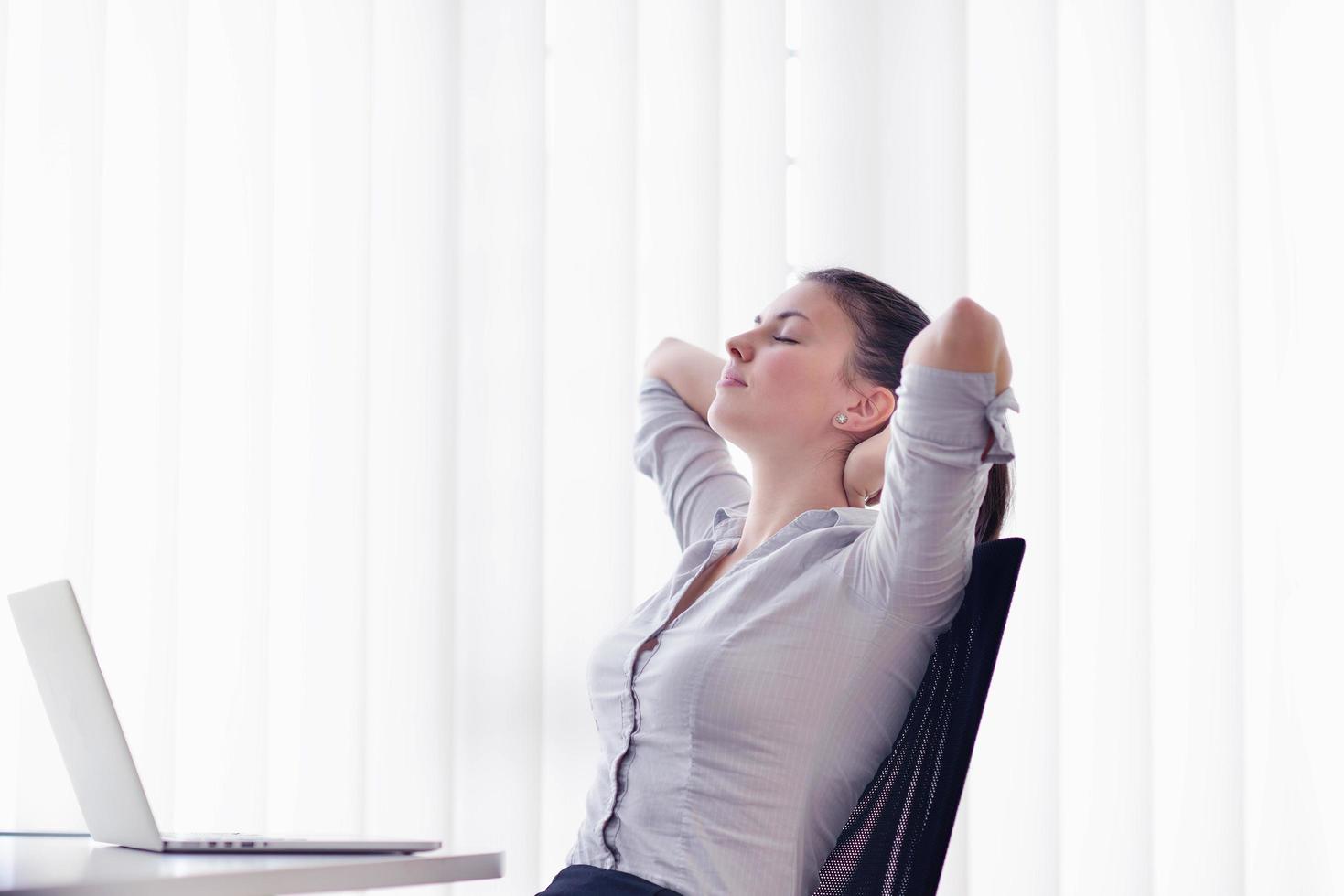 business woman at  office photo
