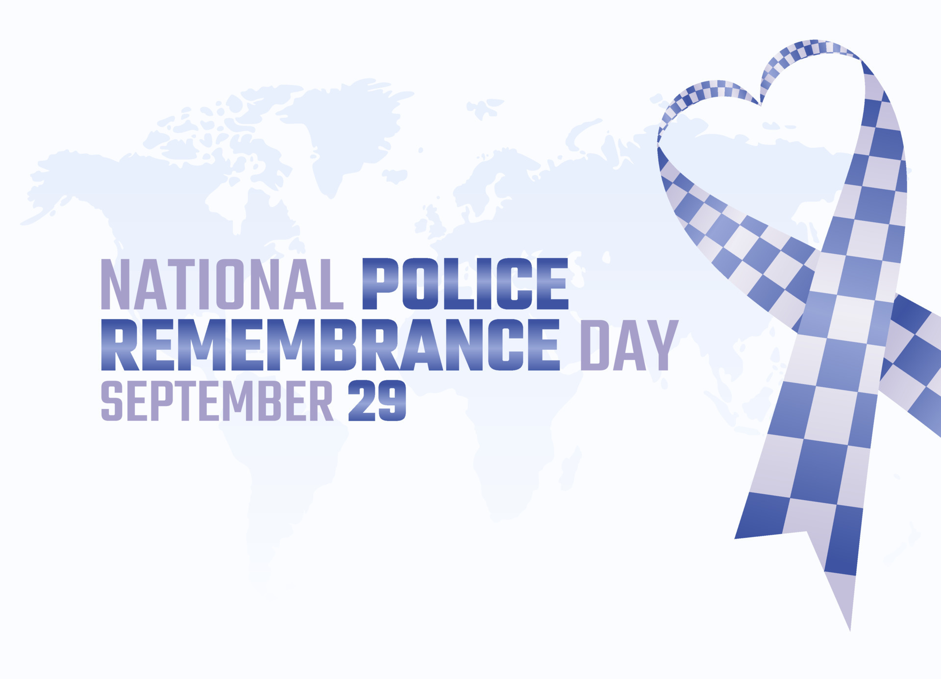 vector graphic of national police remembrance day good for national