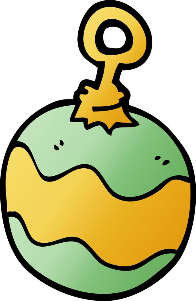 cartoon doodle christmas decoration vector
