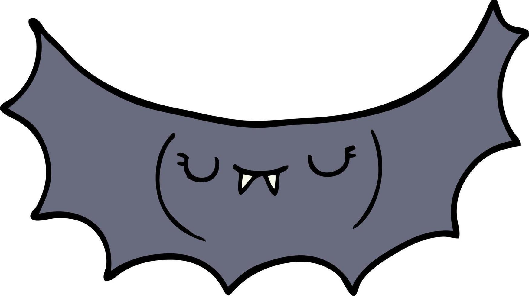 murciélago vampiro de dibujos animados vector