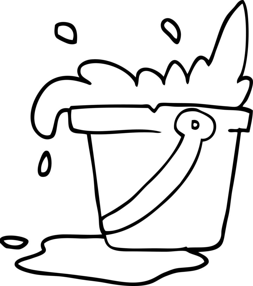 line drawing cartoon bucket of water 12137028 Vector Art at Vecteezy line drawing cartoon bucket of water 12137028 Vector Art at Vecteezy