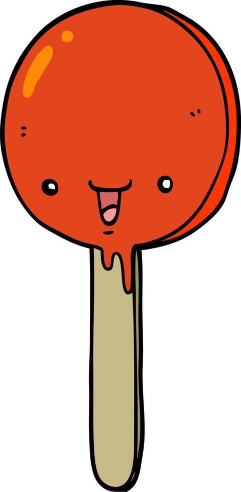 cartoon candy lollipop vector