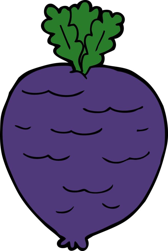 cartoon root vegetable vector