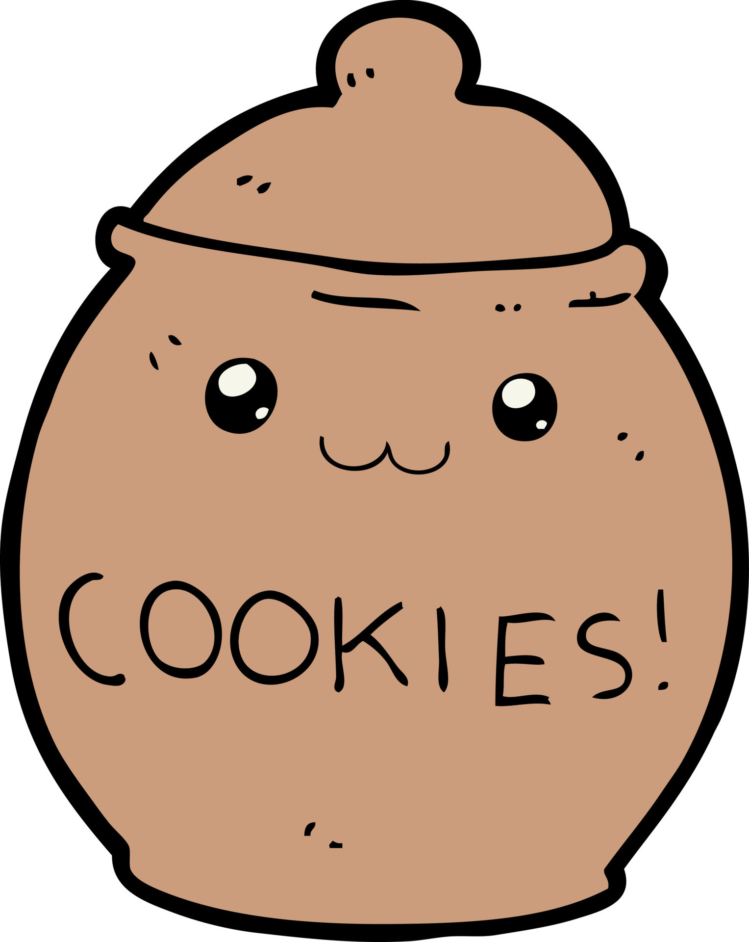 cartoon cookie jar 12137385 Vector Art at Vecteezy