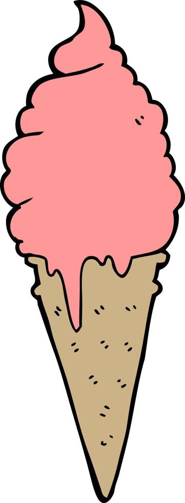 cartoon ice cream vector