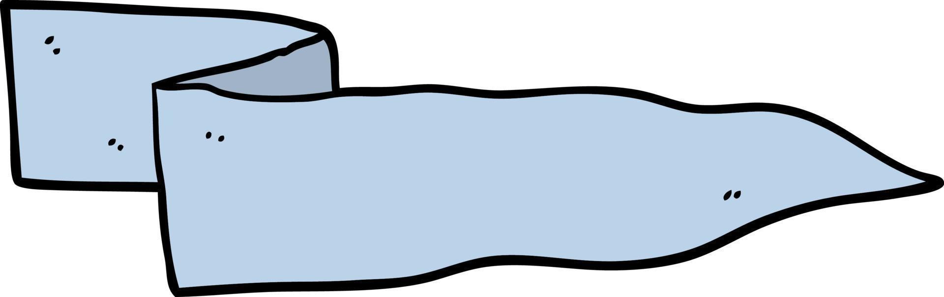 cartoon waving banner vector