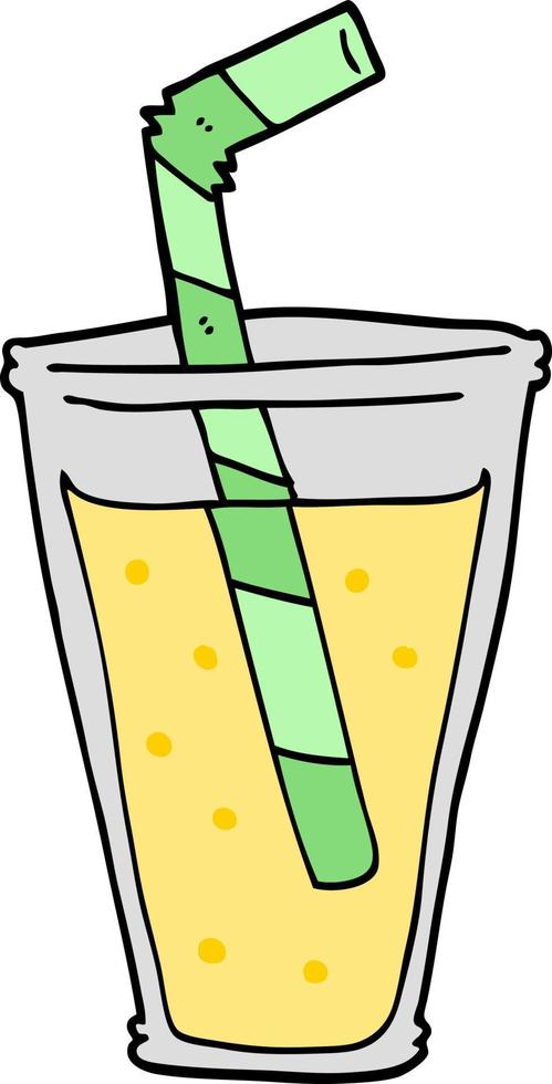 cartoon fizzy drink vector