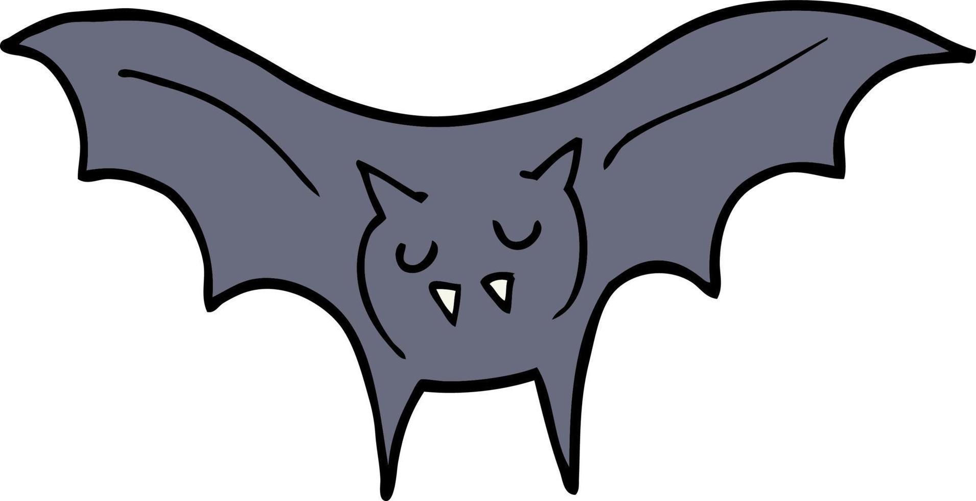 murciélago vampiro de dibujos animados vector