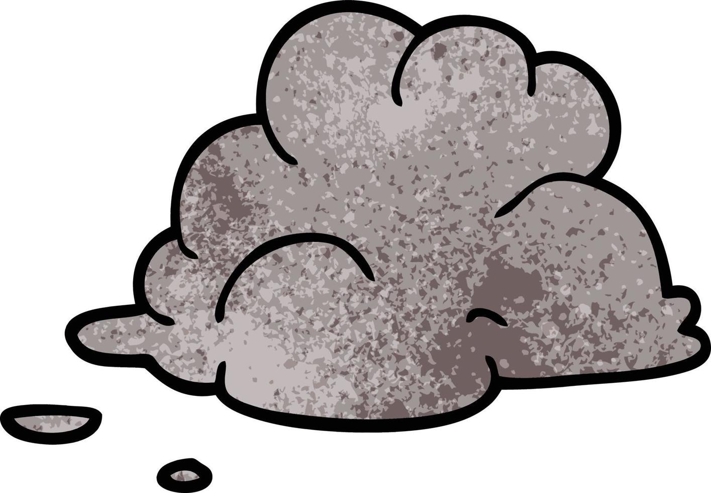 cartoon doodle storm cloud 12137729 Vector Art at Vecteezy