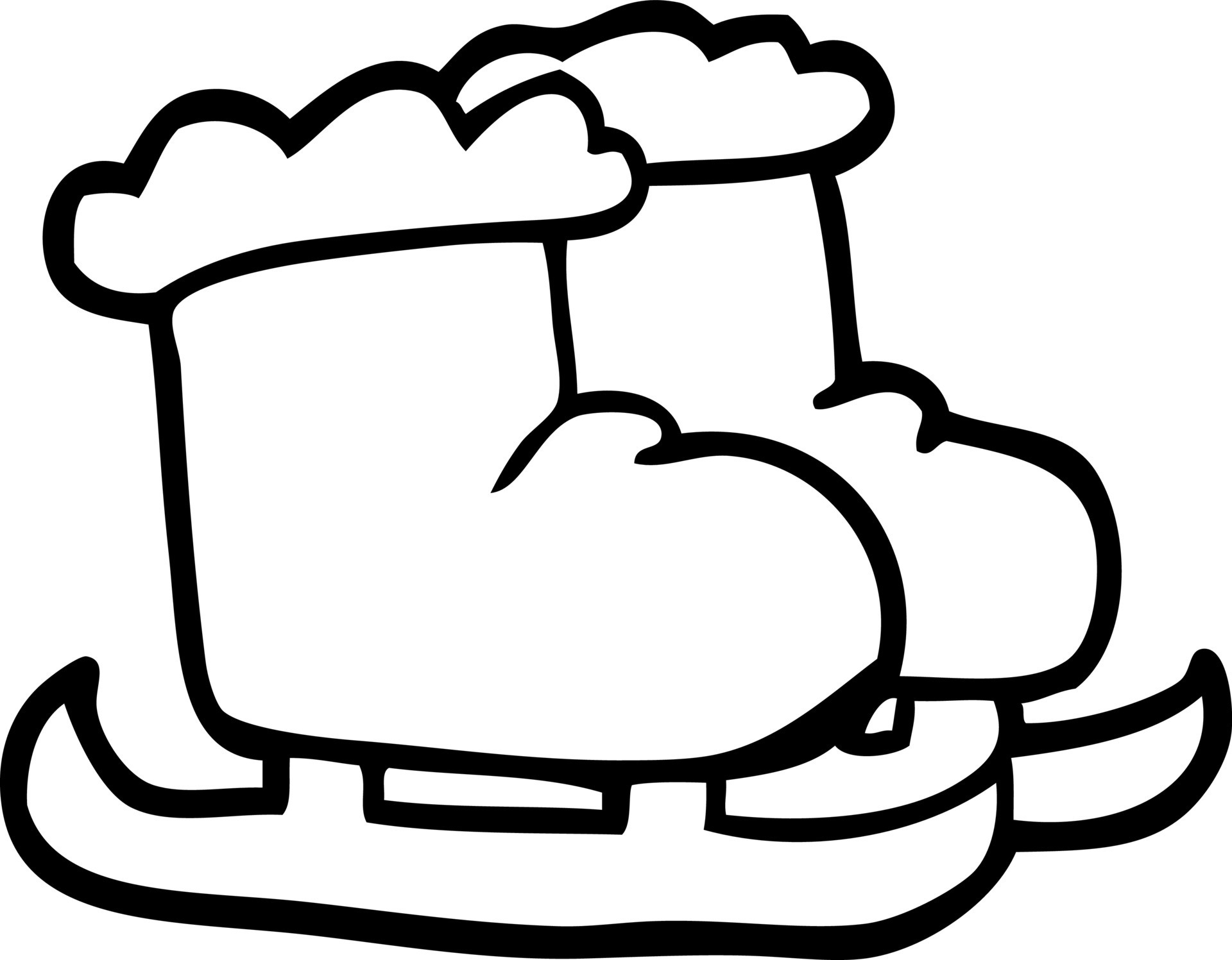line drawing cartoon ice skating boots 12137770 Vector Art at Vecteezy