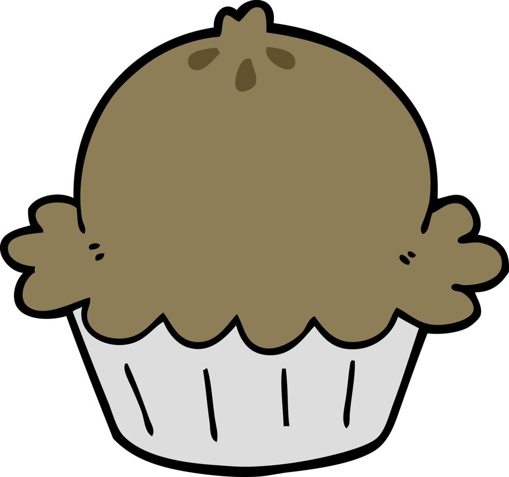 cute cartoon pie vector