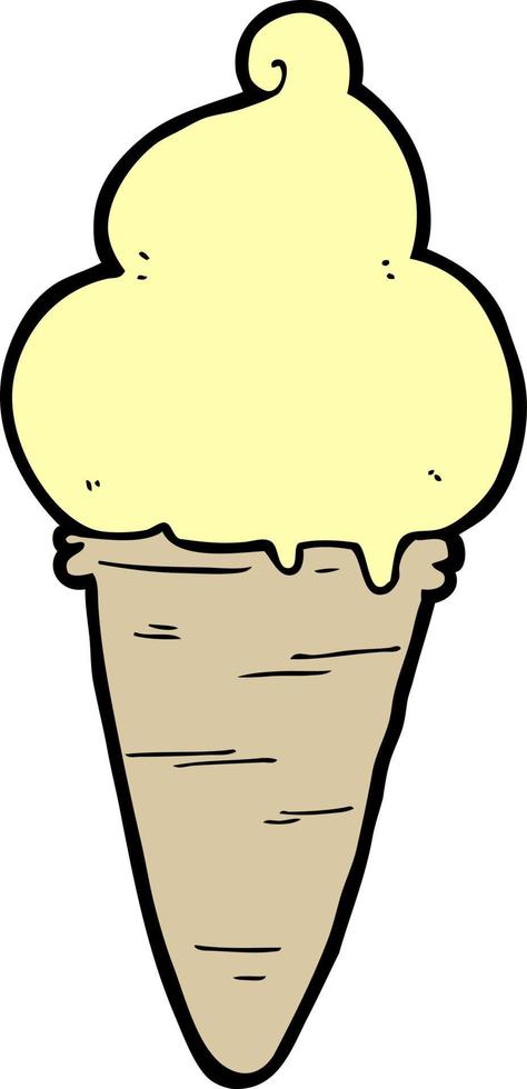 cartoon ice cream vector