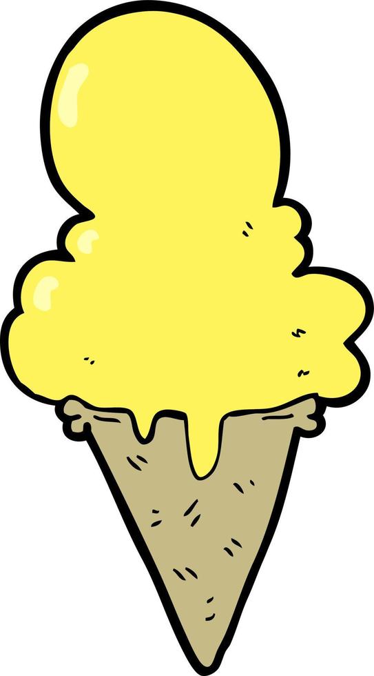 cartoon ice cream vector