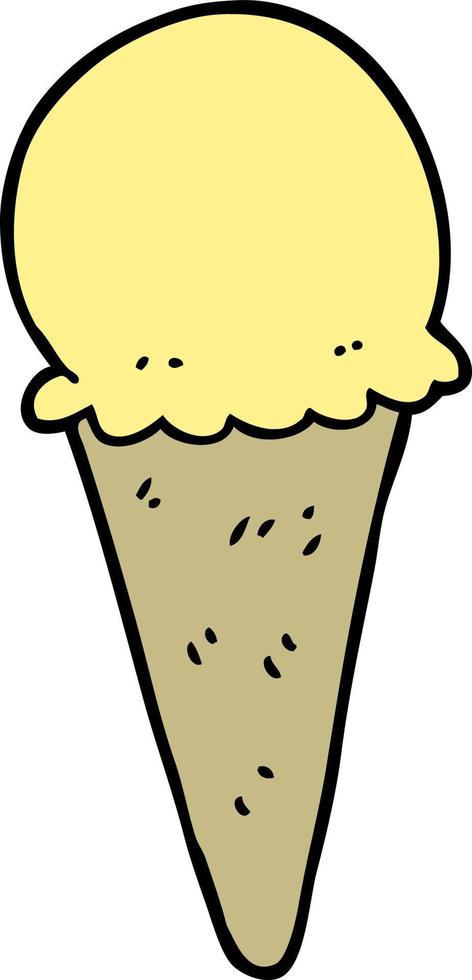 cartoon ice cream vector