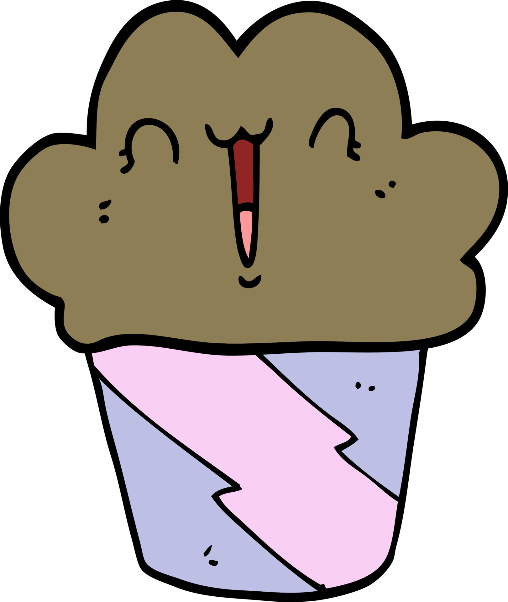 cartoon cupcake with face 12138136 Vector Art at Vecteezy cartoon cupcake with face 12138136 Vector Art at Vecteezy