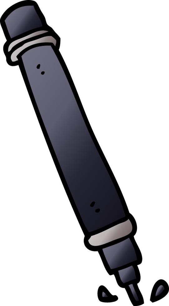 cartoon doodle marker pen vector