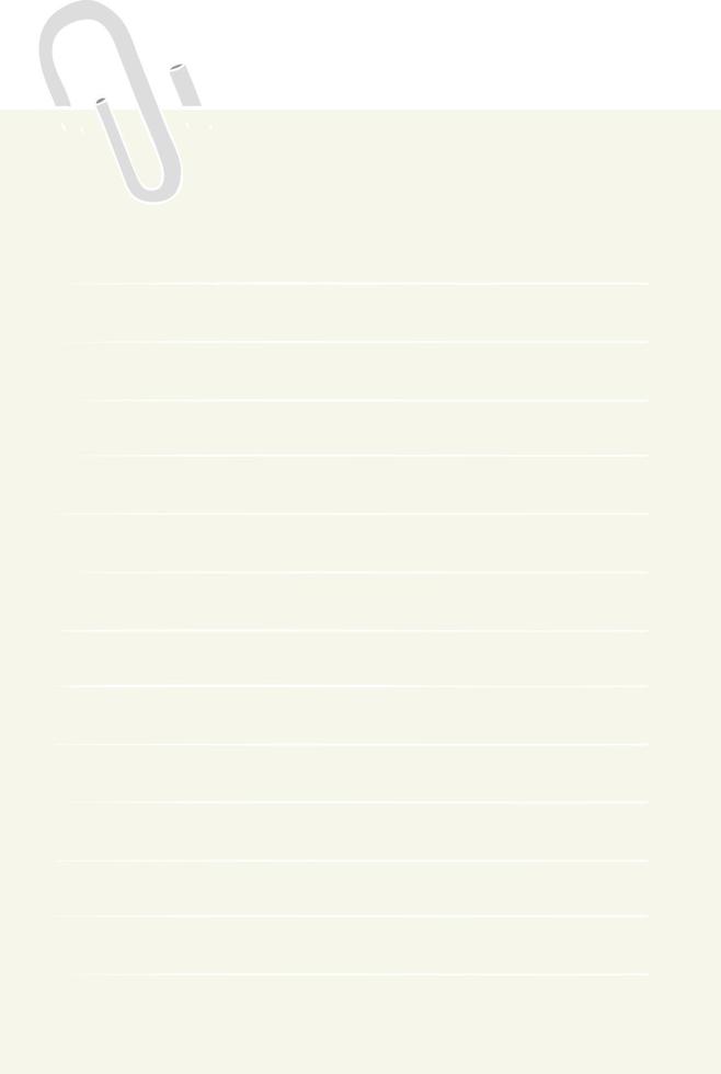 papel rayado de dibujos animados de estilo de color plano con clip vector