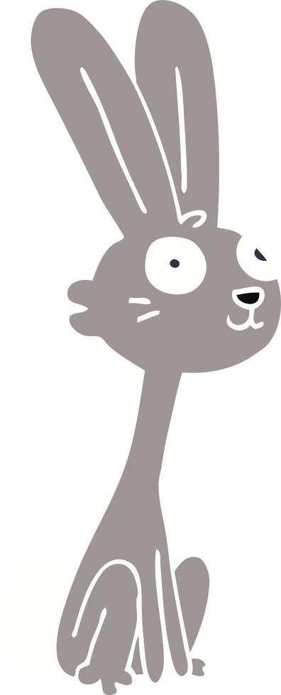 cartoon doodle rabbit vector