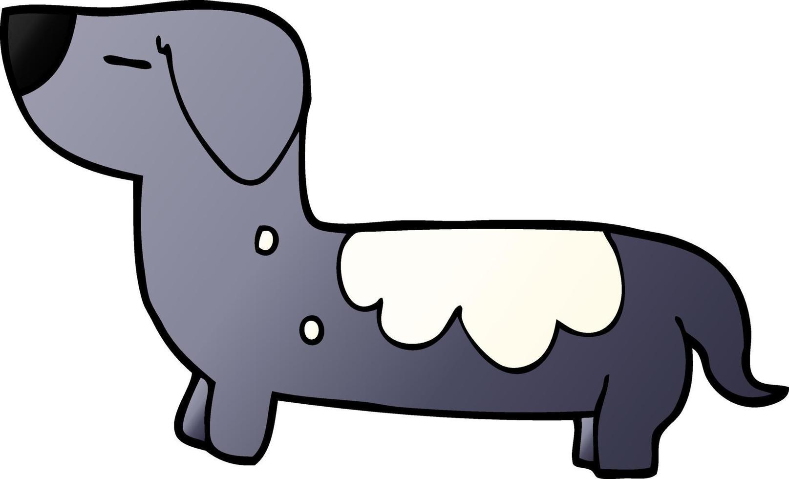 cartoon doodle dog vector