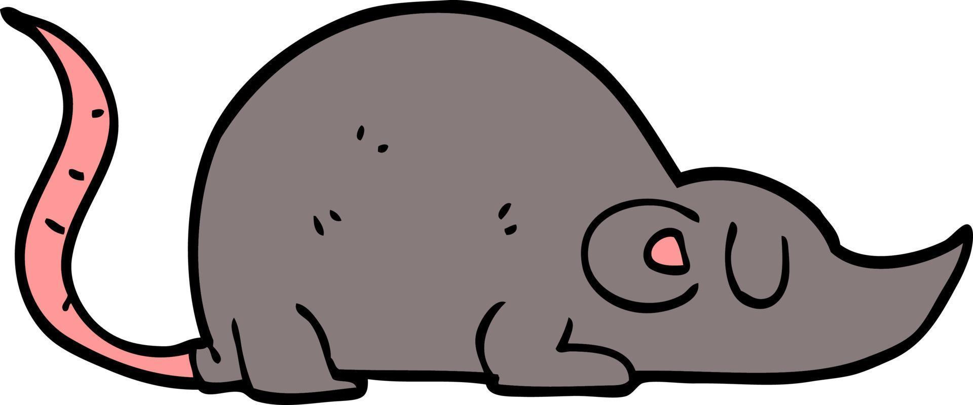 cartoon doodle mouse vector