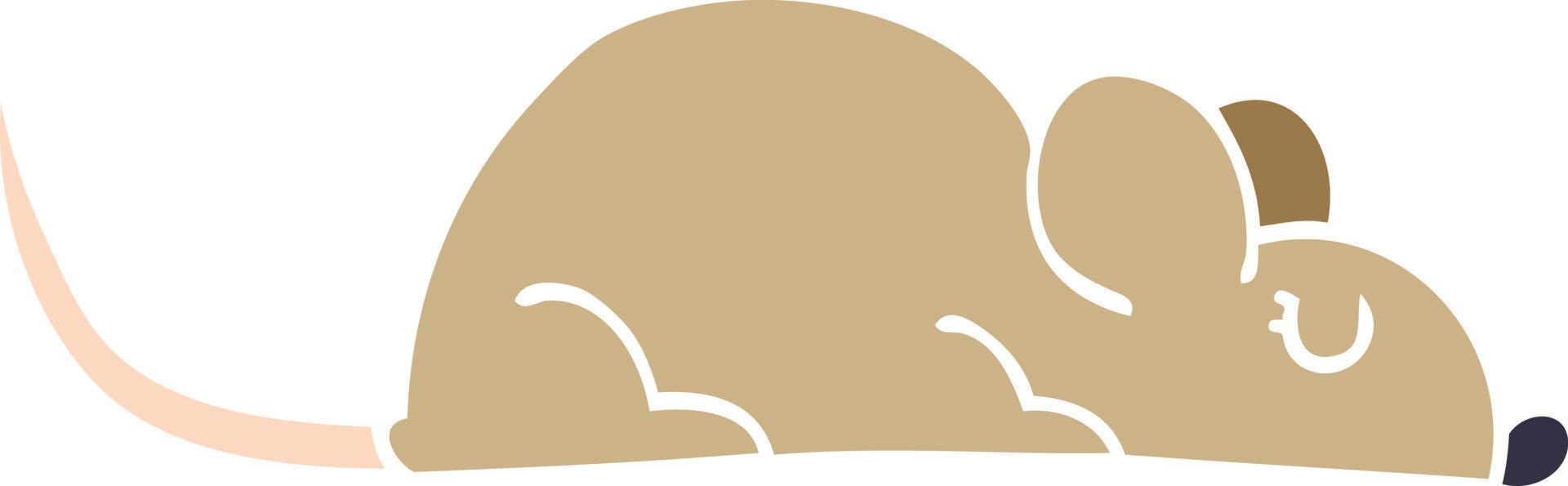 cartoon doodle little mouse vector