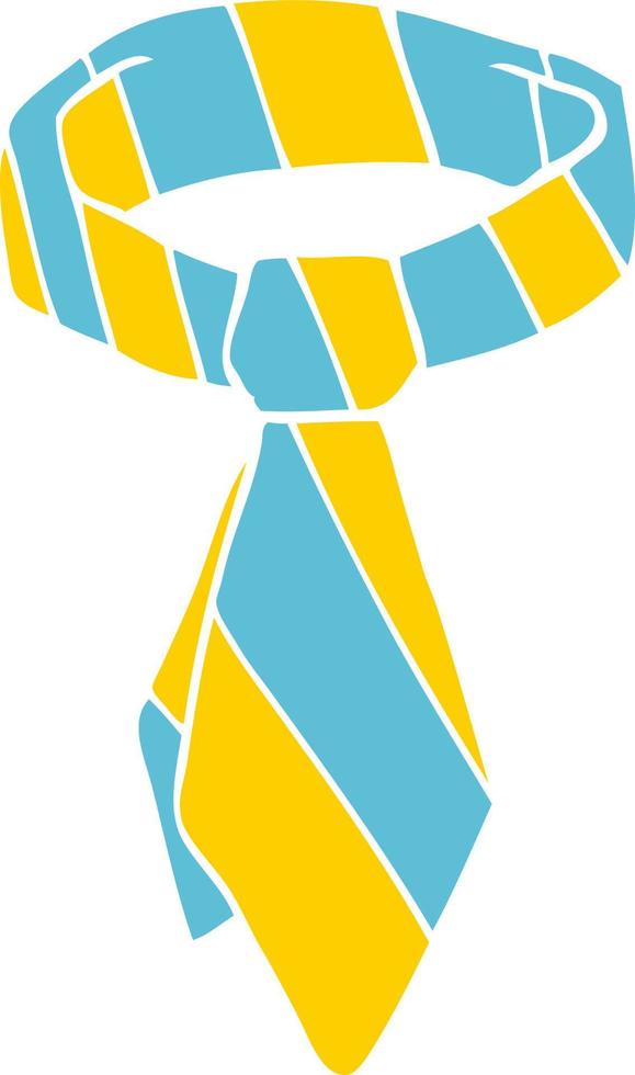 cartoon doodle tie vector