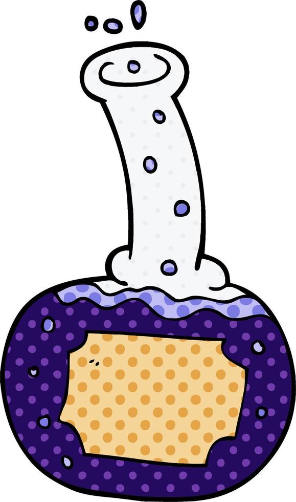 cartoon doodle experiment potions vector