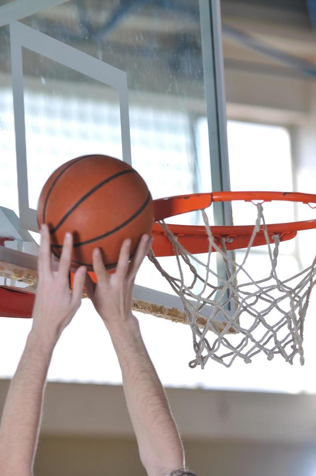 Basketball game view photo