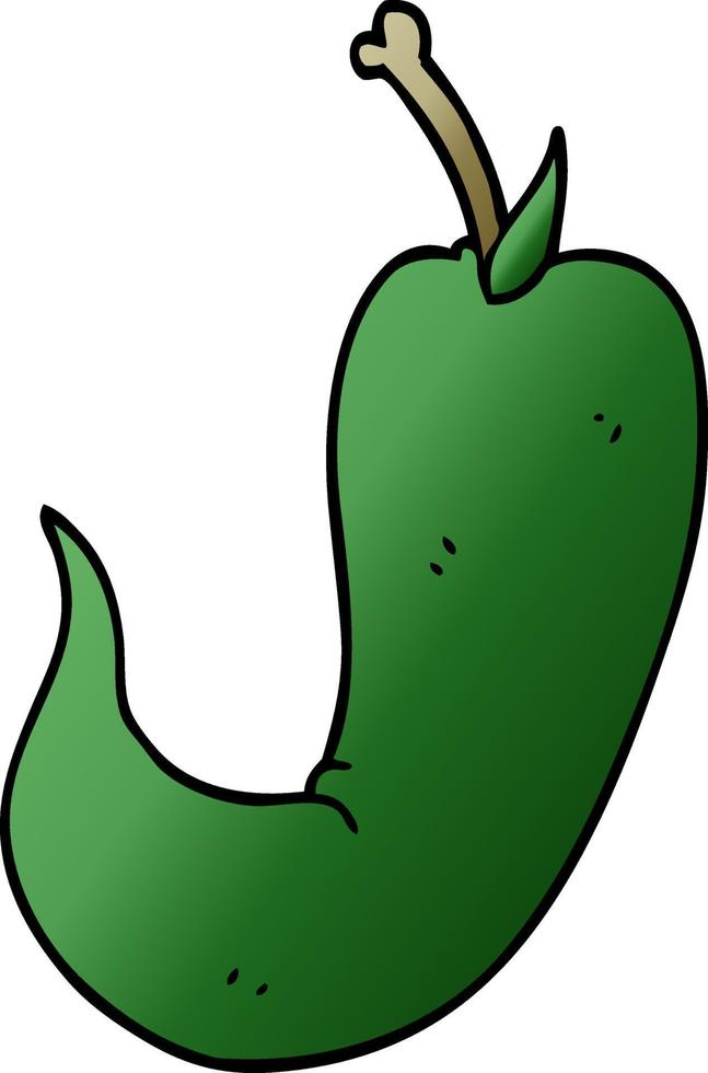 cartoon doodle chilli pepper vector