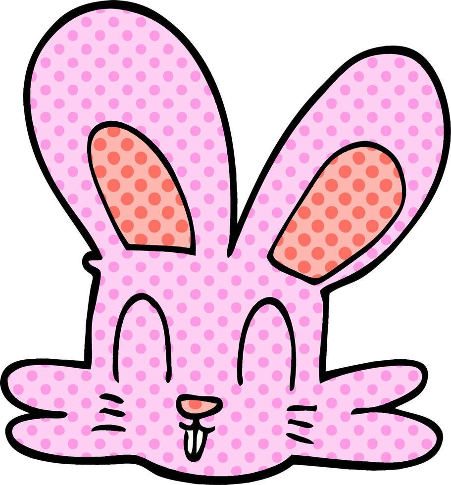 cartoon doodle cute bunny vector