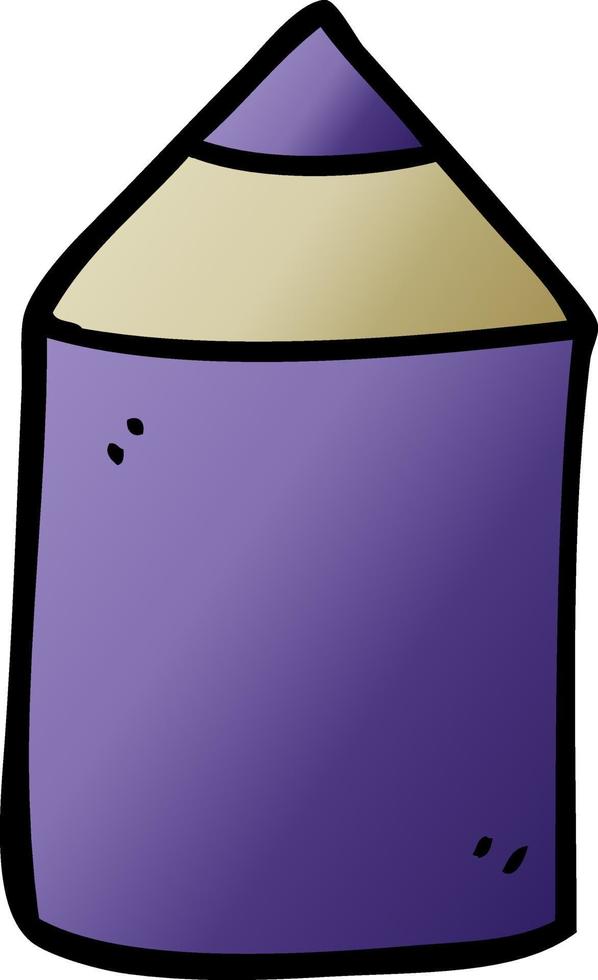 cartoon doodle colored pencil vector