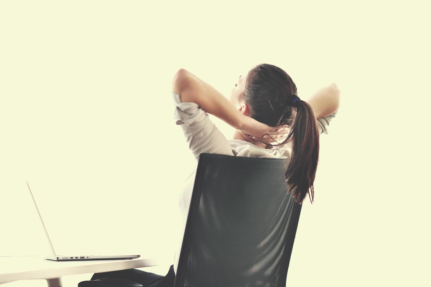 business woman at  office photo