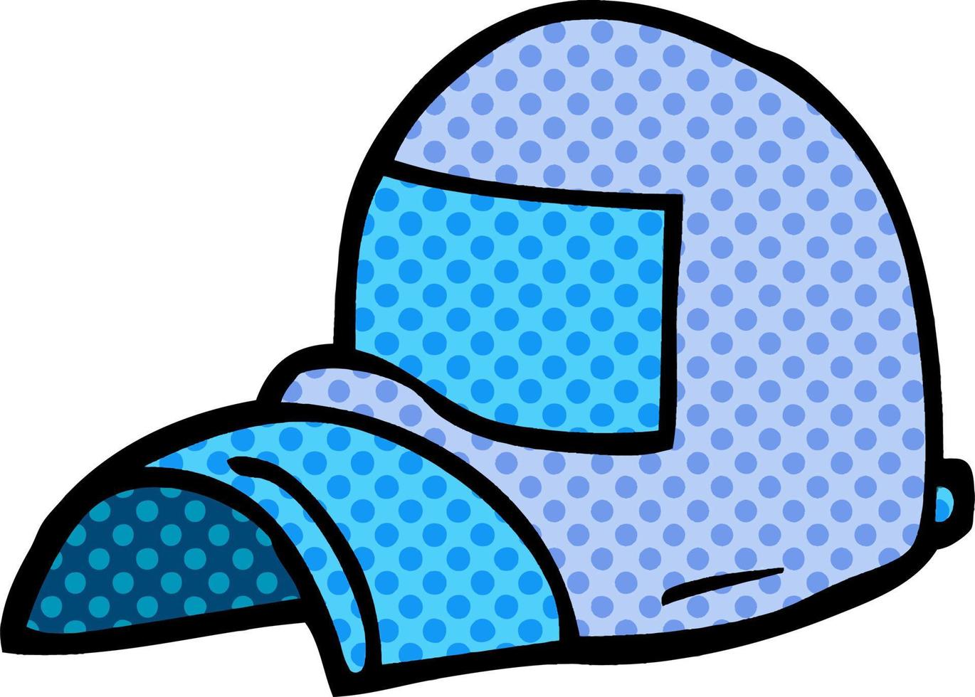 cartoon doodle cap vector
