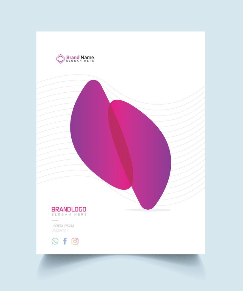 Annual Report Template Pro Vector