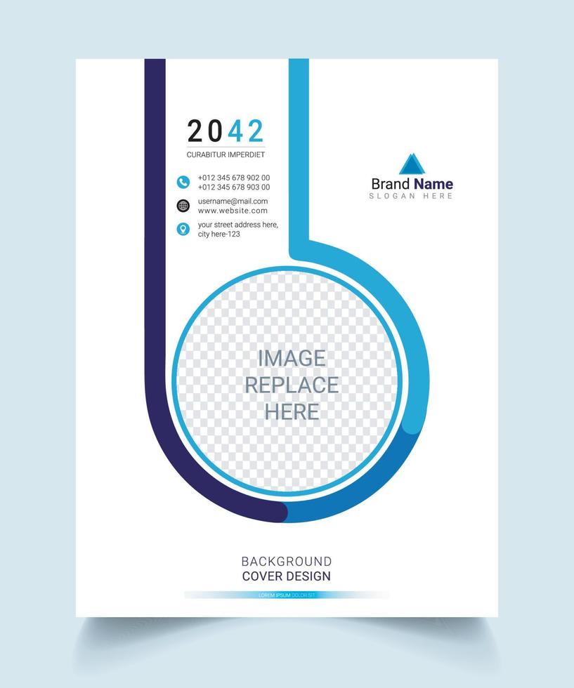 Annual Report Template Pro Vector