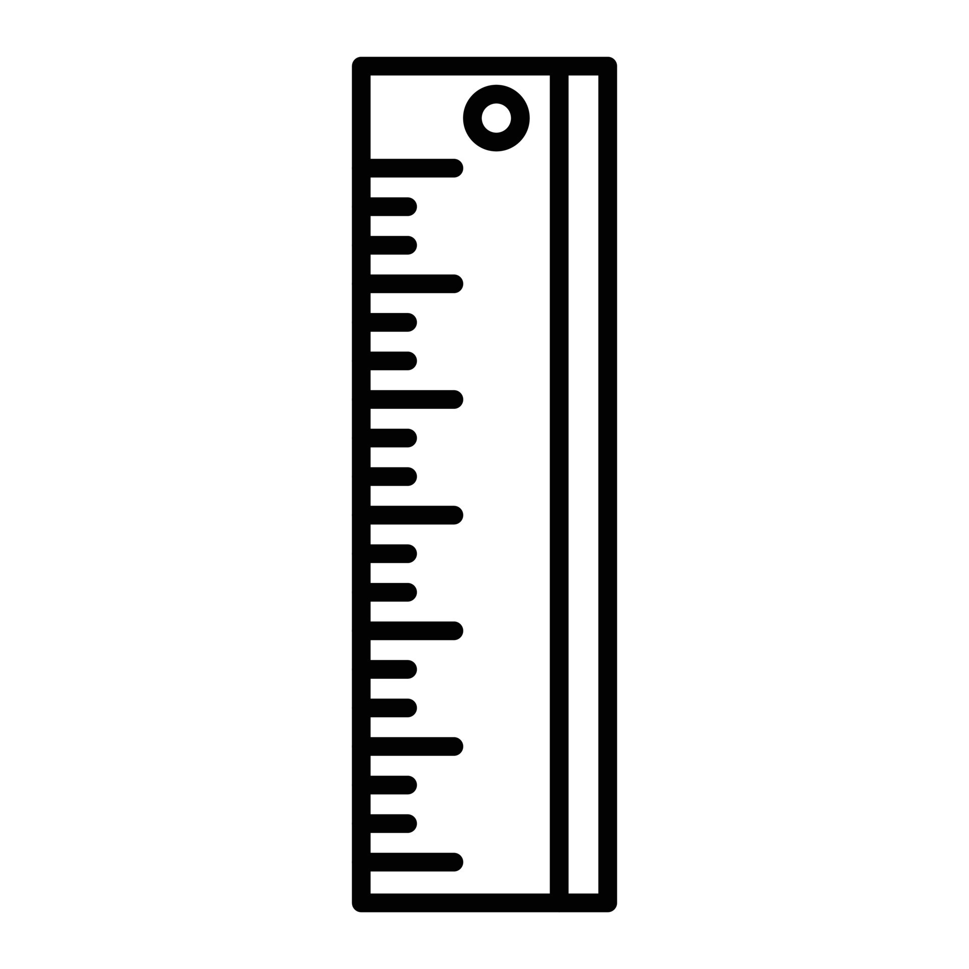 Ruler Line Icon 12142484 Vector Art at Vecteezy
