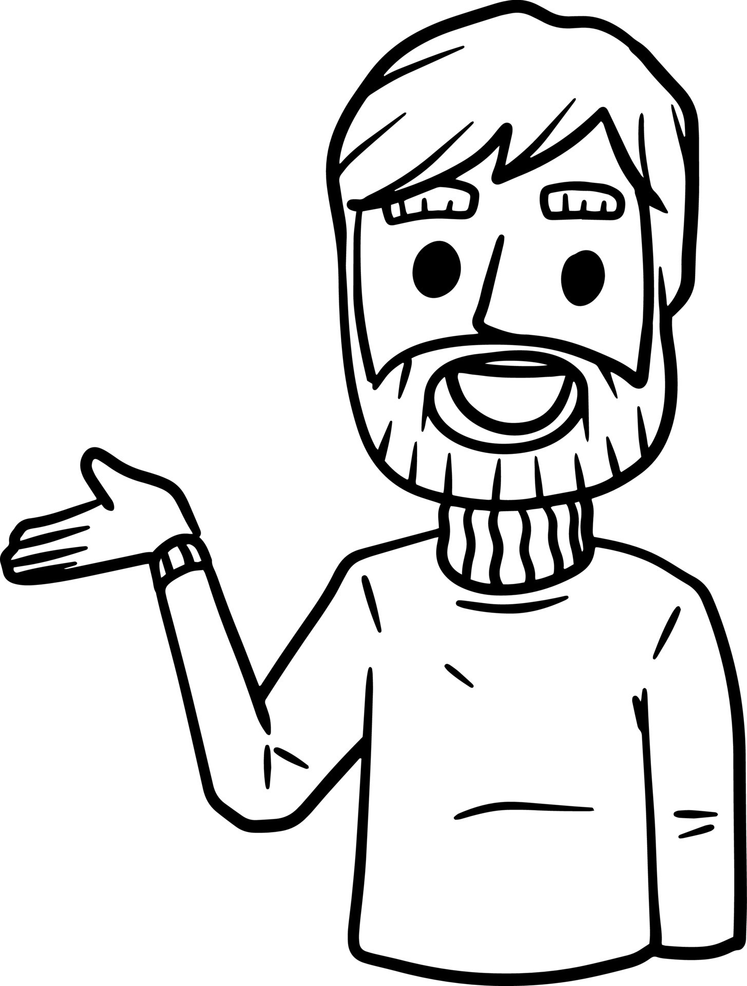 Man with Spread hands. Smiling young man in shirt. Doubt and timidity. Hand drawn sketch cartoon. Uncertainty and shrugging. Funny illustration 12142817 Vector Art at Vecteezy Man with Spread hands. Smiling young man in shirt. Doubt and timidity. Hand drawn sketch cartoon. Uncertainty and shrugging. Funny illustration 12142817 Vector Art at Vecteezy