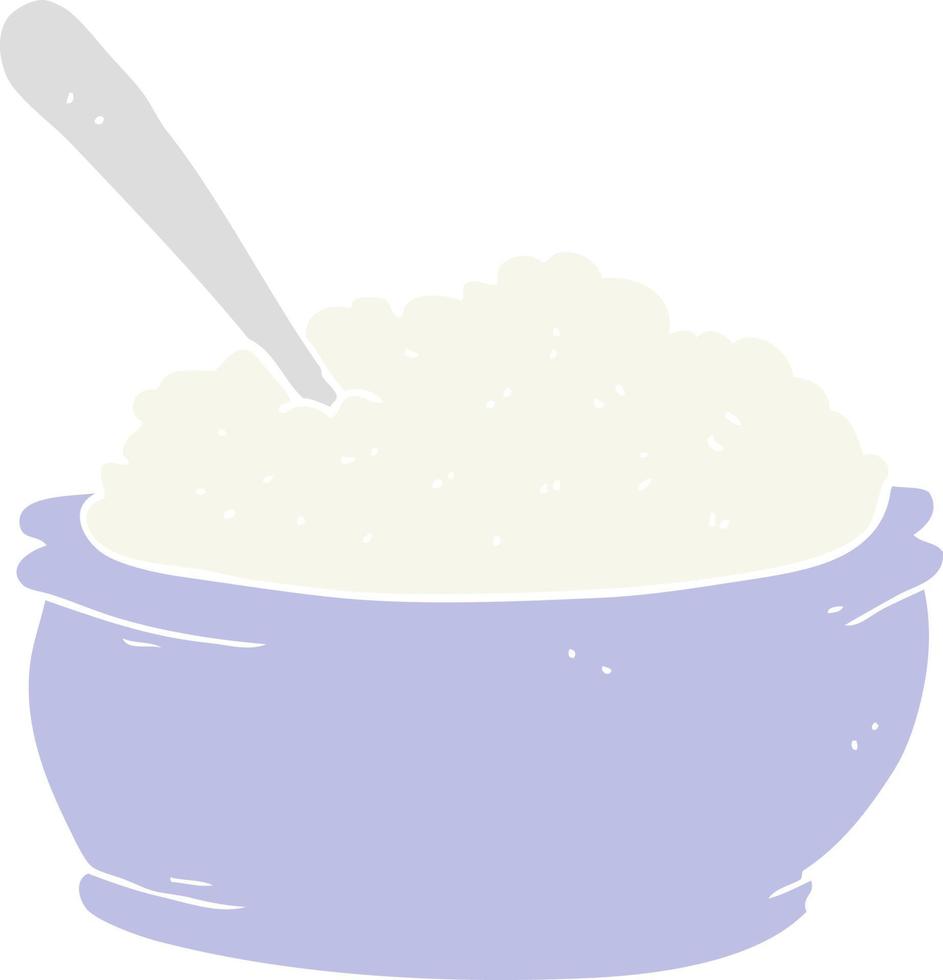 flat color illustration of a cartoon sugar bowl vector