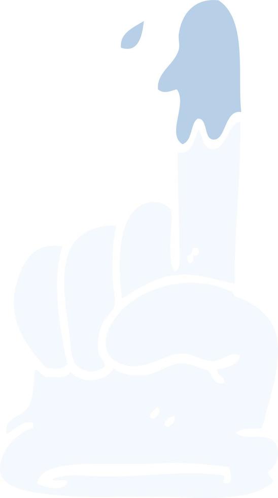 cartoon doodle medical glove vector