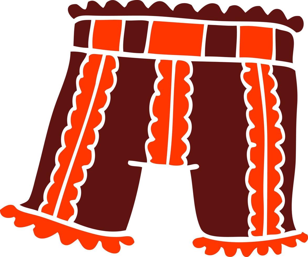 cartoon doodle underwear vector