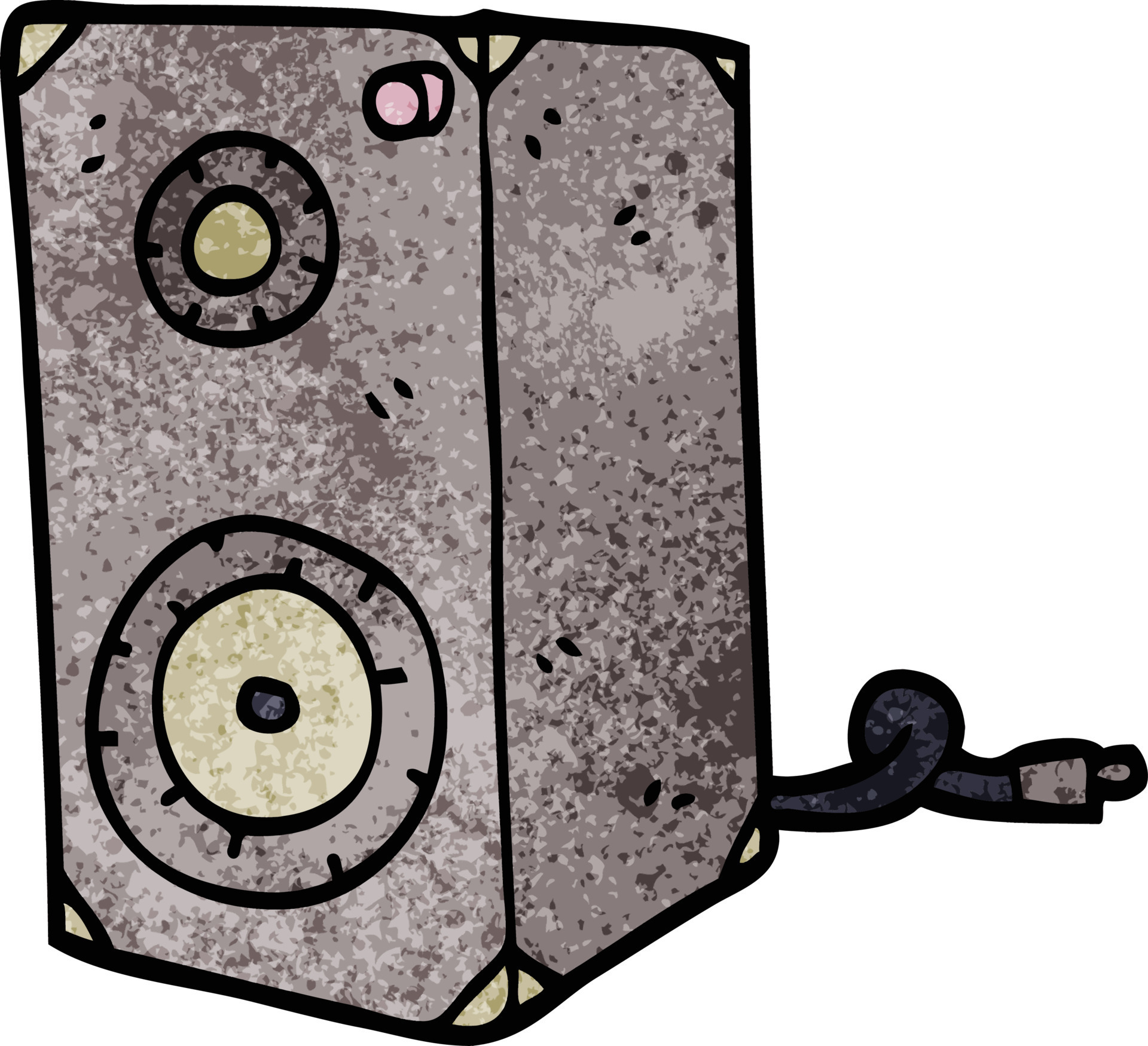 cartoon doodle speaker box 12143277 Vector Art at Vecteezy
