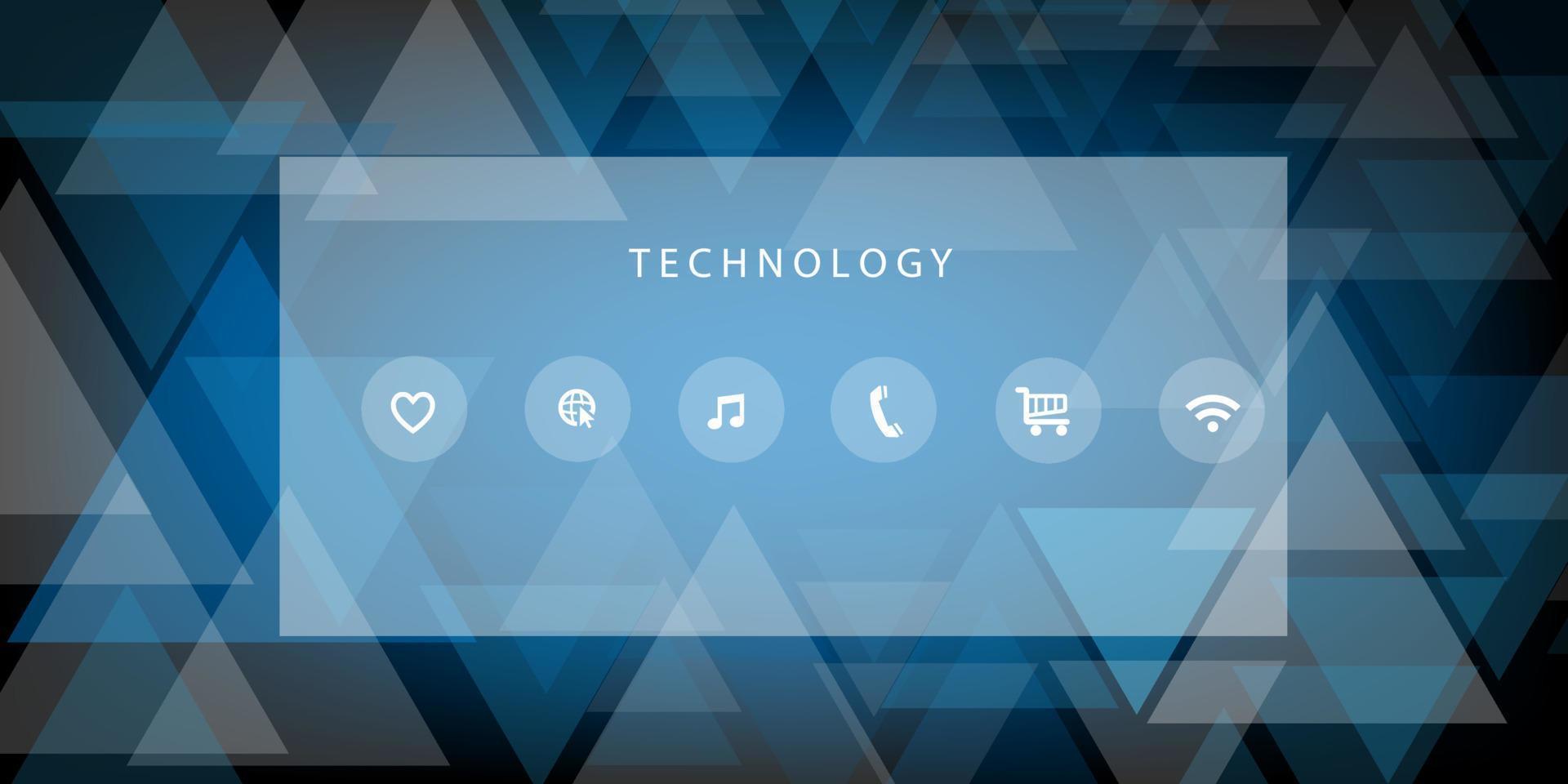 Triangular abstract with modern future website background or cover page vector for technology and finance concept and education future company